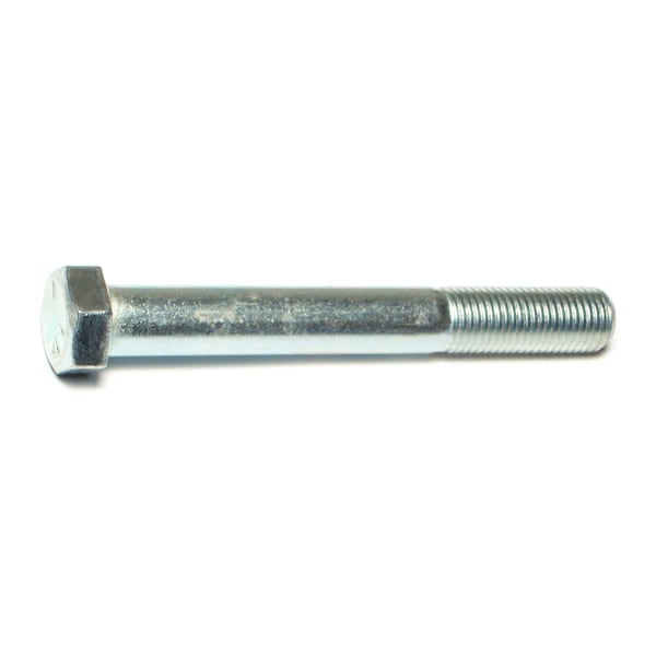 Midwest Fastener Grade 5, 7/16"-20 Hex Head Cap Screw, Zinc Plated Steel, 3-1/2 in L, 25 PK 00528 - main